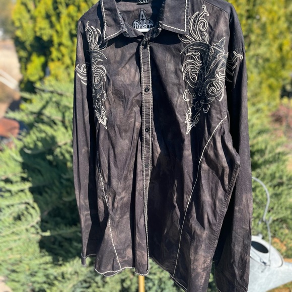 Mens XXL BUCKLE ROAR LONG SLEEVED SHIRT GREAT CONDITION - Picture 2 of 7